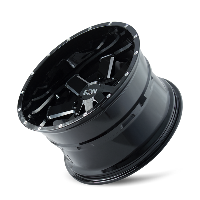 ION Type 141 17x9 / 6x135 BP / 18mm Offset / 106mm Hub Gloss Black Milled Wheel