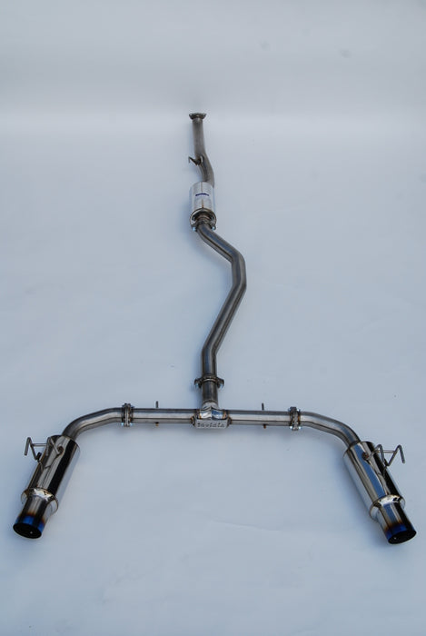 Invidia 2022+ Honda Civic Si (1.5T) 70mm N1 Cat Back Exhaust - Burnt TI Tips