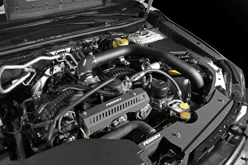 Perrin 22-23 Subaru WRX Front Mount Intercooler Kit (Black Tubes & Black Core)