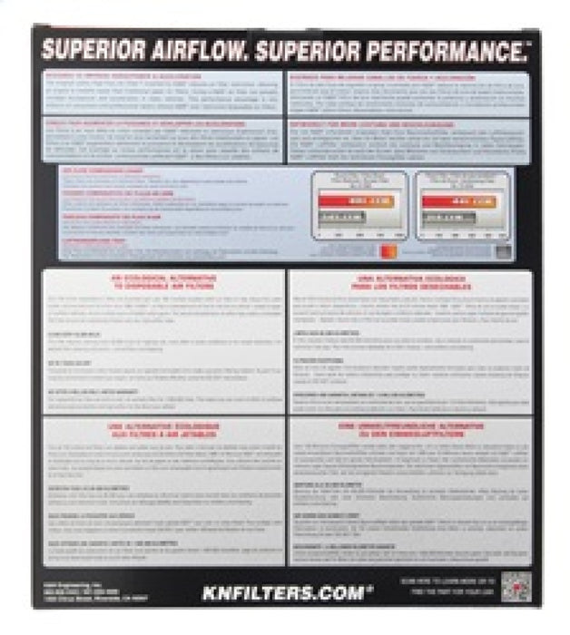 K&N 07 BMW 118D 2.0L-L4 DSL Drop In Air Filter