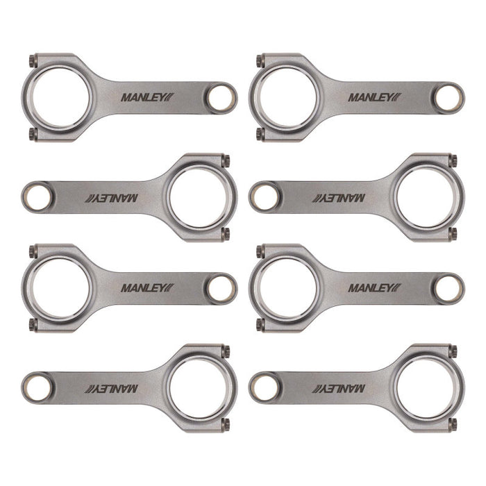 Manley Chevy Small Block LS-1 6.125in H Beam w/ ARP 2000 Connecting Rod Set