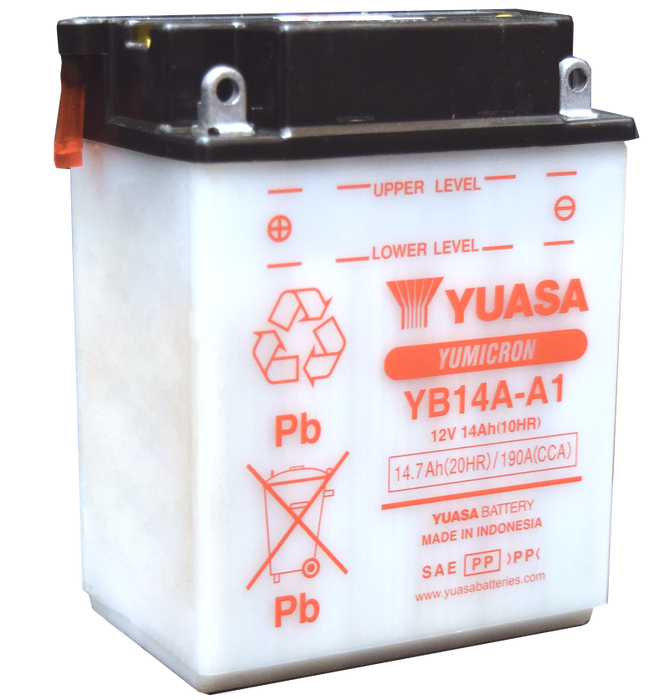 Yuasa YB14A-A1 Yumicron CX 12 Volt Battery